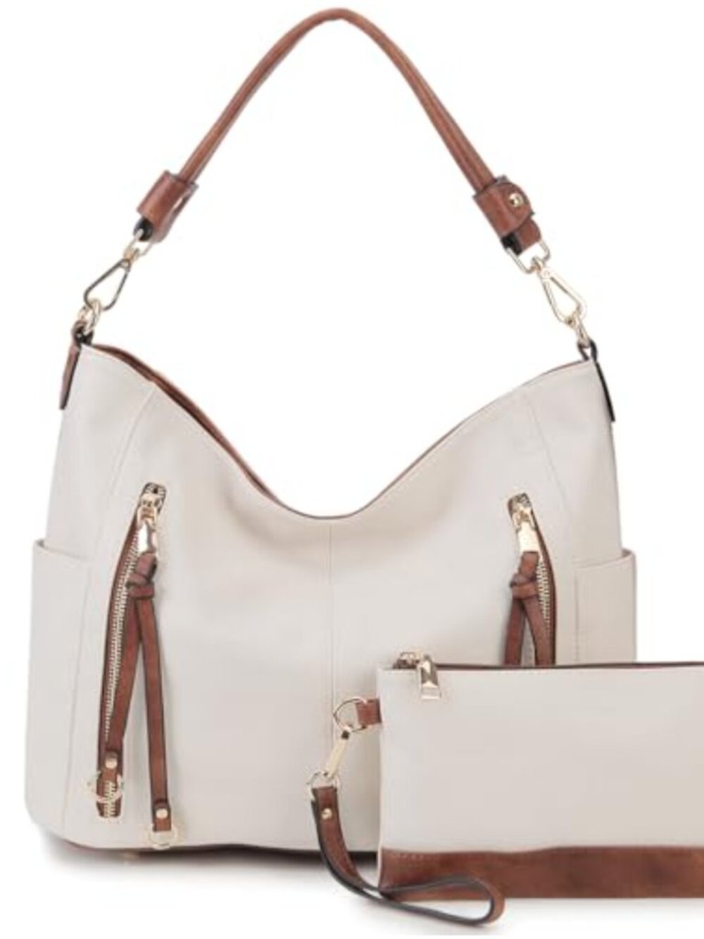 Chase Chic PU Leather Hobo Shoulder Bag Crossbody Handbag for Work Travel